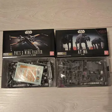[ 2개 ] 스타 워즈 포의 X-WING FIGHTER & AT-M6