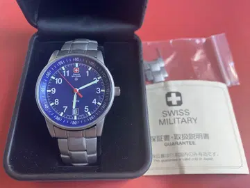 SWISS MILITARY 손목시계 스테인리스 파랑