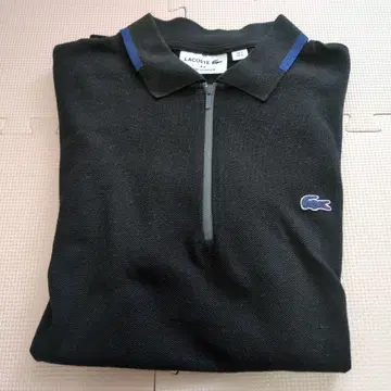 LACOSTE 블랙 피케 셔츠