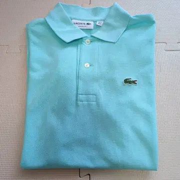 LACOSTE 클래식 핏 피케 셔츠 민트 그린