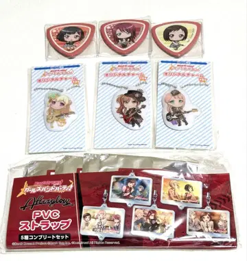 미사용 새상품 뱅드림! PVC 스트랩 5개 세트 외