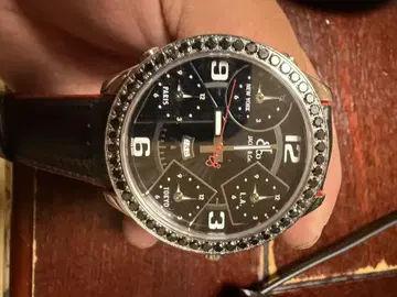 선착순! JACOB & CO. 47mm 아날로그 손목시계 블랙