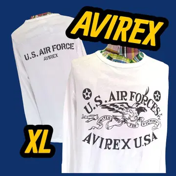 AVIREX AIR FORCE 긴팔 티셔츠 XL 롱 슬리브 바이크 자동차