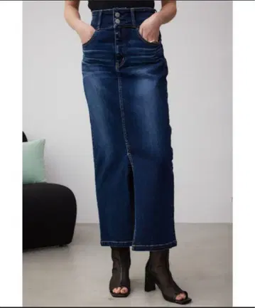 AZUL DENIM 하이웨스트 스커트