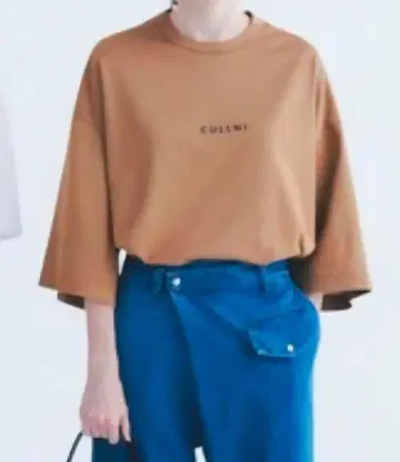 [CULLNI/쿠루니] 로고 자수 티셔츠