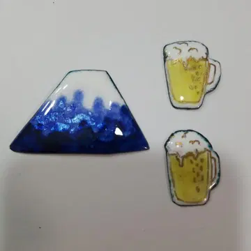 Lhasa 님의 요청 후지산과 맥주 머그잔 오비 고정 띠