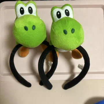 요시 봉제 인형 머리띠 2개 세트
