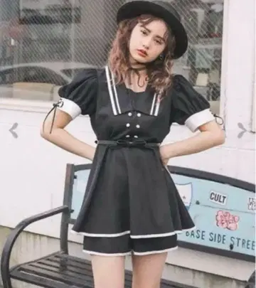 BUBBLES 원피스 롱 컬러 팬츠 셋업
