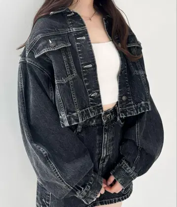 Heather Denim Assort Jacket 데님 자켓