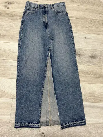 zara 데님 TRF 스커트 데미지 가공