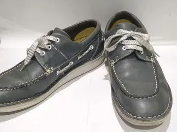 REGAL 블루 그레이 가죽 모카신