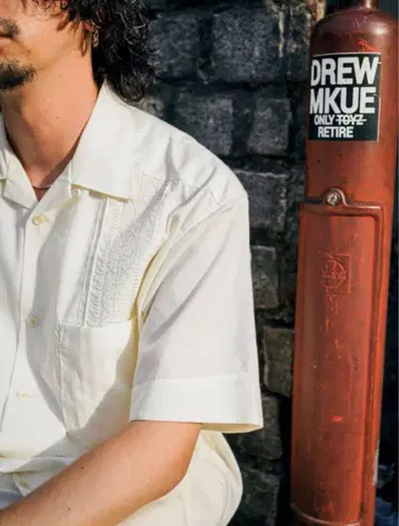 Schott CUBA SHIRT 쿠바 셔츠 베이지 아이보리