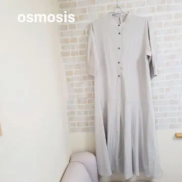 osmosis 절개 플레어 원피스