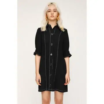 SLY TUCK SLEEVE FRONT BUTTON 원피스