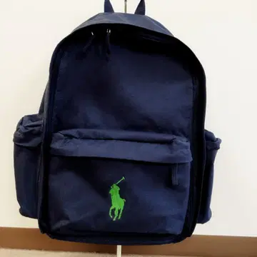 새상품급 RALPH LAUREN 랄프 로렌 백팩 로고 자수 네이비