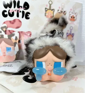 CRYBABY 고양이 Wild but Cutie 봉제 인형 펜던트 새상품