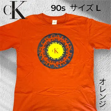 90s 캘빈클라인 프린트 티셔츠 USA제