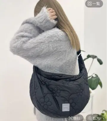 모티브 퀼팅 꽃무늬 백 tiny tiny