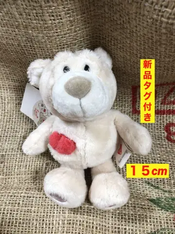 NICI 러브 베어 클래식 화이트 라라 15cm 봉제 인형 새상품