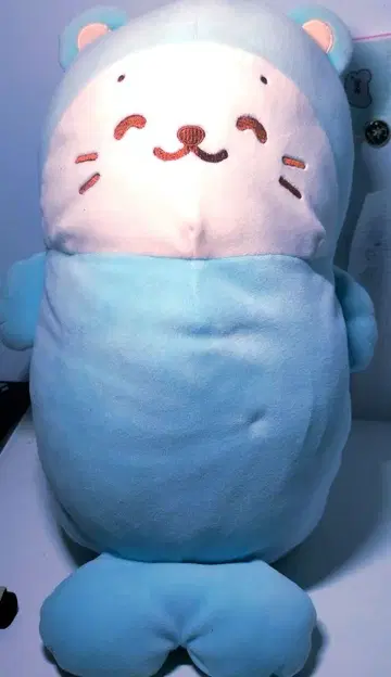 스카이블루 시로탄 봉제 인형 BIG