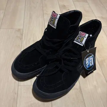 VANS SK8-HI 구형 택 블랙\블랙 28.5cm