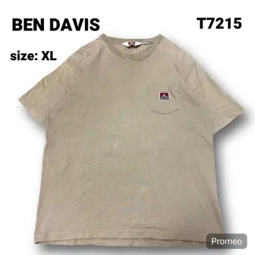 [즉시 구매 OK] BEN DAVIS 포켓 티셔츠 사이즈 XL 베이지
