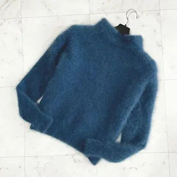 새상품급 LE CIEL BLEU 니트 스웨터 울 하이넥 F
