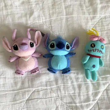 도쿄 디즈니 리조트 스티치 엔젤 스크럼프 오다마 봉제 인형