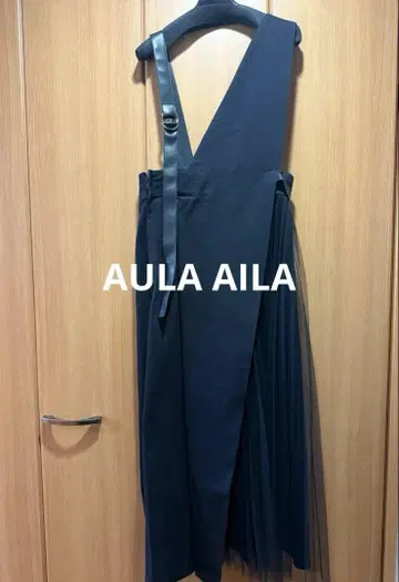 AULA AILA 사이드 튤 플리츠 잔스카 원피스