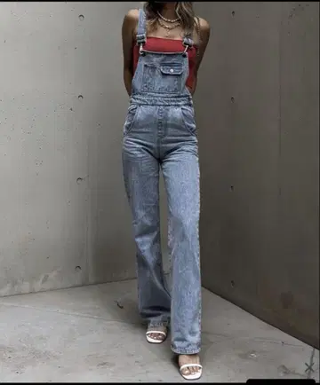 ACLENT 아크렌트 데님 오버롤