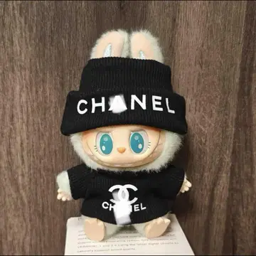 labubu 라부부 옷 갈아입기 의류 C 2개 세트 검정