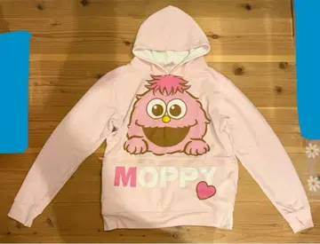 MOPPY 캐릭터 후드티 핑크