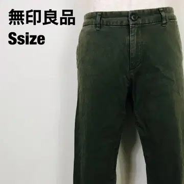 무인양품 스트레치 치노 보이 핏 팬츠 허리밴딩 G6