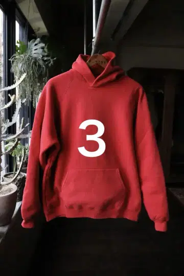 a.presse 25SS 빈티지 스웨트 후드 3 빨간색