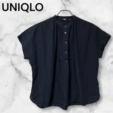 [ UNIQLO ] 유니클로 (XL) / 여성용 노카라 블라우스 반팔