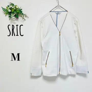 SRIC 여성용 (M) 노카라 자켓 지퍼 긴팔