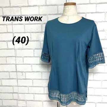 TRANS WORK 변압기 워크 컷워크 턱 컷 티셔츠