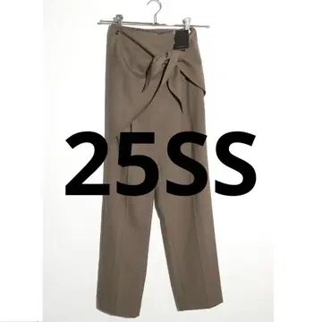 25ss 새상품 anuans 스카프 레이어 테이퍼드 팬츠 아누앙스