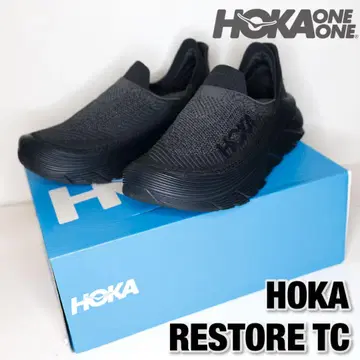 HOKA RESTORE TC 블랙 호카 오네오네 슬립온 스니커즈