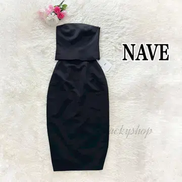[미사용] NAVE 드라이 치노 뷔스티에 스커트 셋업 블랙 1