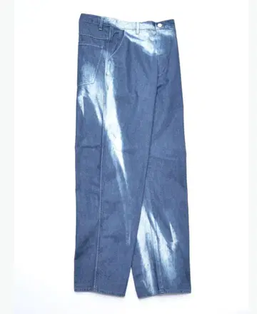 오라리 SUNFADE BLEACH LIGHT DENIM PANTS