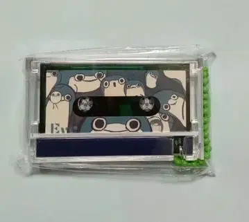Eve UnderBlue 복권 뮤직 키링 green