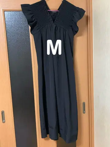 시마무라 Gleeful 2way 셔링 원피스 블랙 M 사이즈