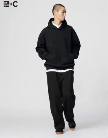 UNIQLO C 유니클로 맨투맨 와이드 팬츠