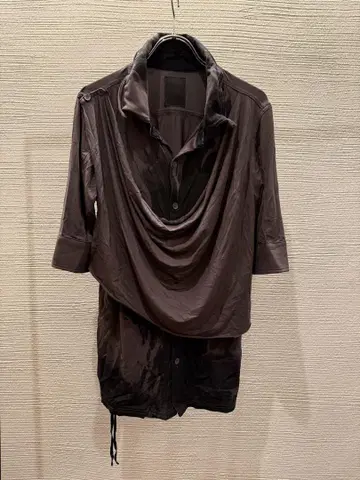 00s midas drape short sleeve shirt 셔츠