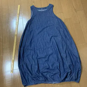 D*g*y 데님 벌룬 롱 원피스