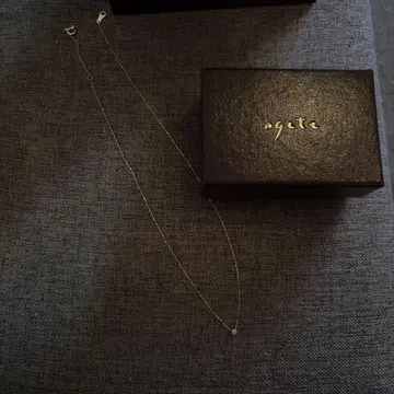 agate 심플 체인 목걸이