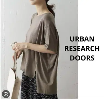 URBAN RESEARCH DOORS 리오셀 코튼 돌먼 컷 티셔츠