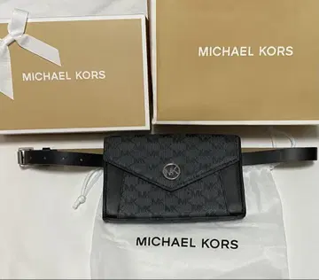 MICHAEL KORS 바디백 웨스트 파우치 블랙