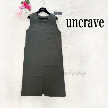[미사용] uncrave 3WAY 더블 크로스 베스트 원피스 카키 1
